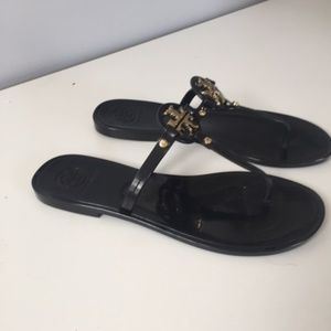 Tory Burch Mini Miller Flat Jelly Thong Sandals